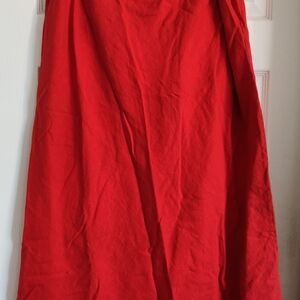 Wild Fable Vibrant Red Maxi Skirt